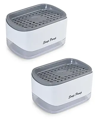 2 Pack Soap Dispensing Sponge Holder Genuine