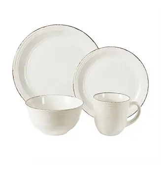 Madelyn White 16 Pc Dinnerware Set Shop Now