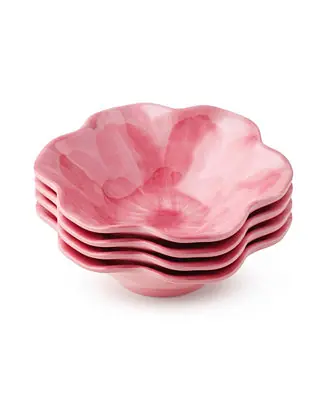 Original Wildflower 3-D Floral All-Purpose Bowls, Set of 4