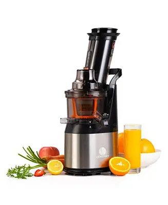 Cold Press Juicer, Compact Slow Press Juice Extractor, BPA-Free Masticating Juicer with Reverse Function Budget
