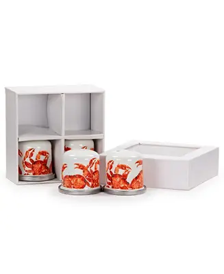 Crab House Enamelware Collection Salt and Pepper Shakers, Set of 2 Deal