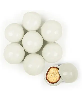 Premium Gourmet White Candy Milk Chocolate Malted Milk Balls, 1.67 Pounds Fresh Stock