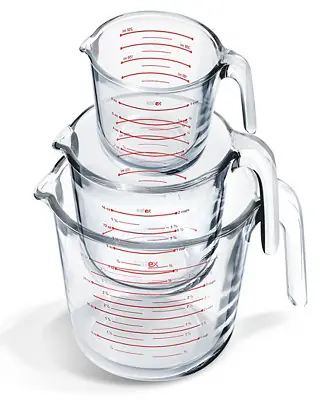 Cheap Borosilicate 3-Pc. Liquid Measuring Cup Set