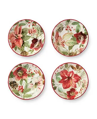 Winter Blooms Soup Bowls, Set of 4 Editor’s Pick
