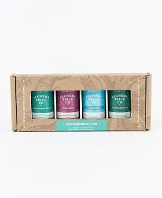 Trusted Brand Mediterranean Spice Blend Collection Gift Set, 4 Piece