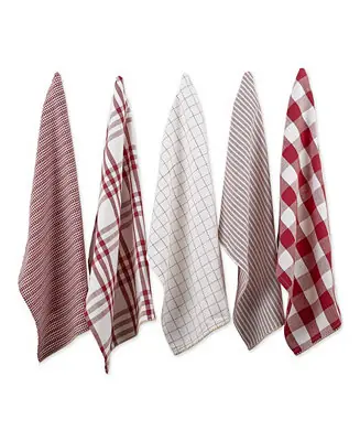 Farmhouse Woven Dishtowel, Set of 5 Weekend Sale