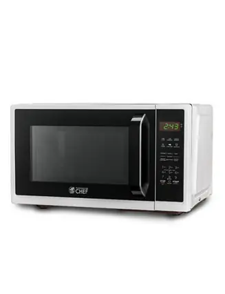 0.9 Cu. Ft. Counter Top Microwave 10 Power Levels,White Flash Sale