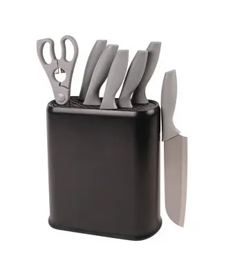 Best Seller Leo 8-Piece Kitchen Knife Set with Universal Knife Block