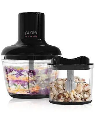 Puree 8.5-Cup Food Processor with Stainless Steel Blades, Black Weekend Sale