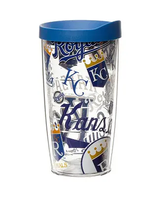 Direct From Factory Kansas City Royals 16oz. All Over Wrap Tumbler With Lid