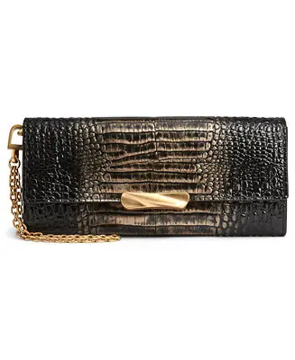 Modern Women's Amagansett Metallic Croco Wallet