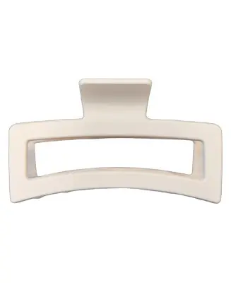 Low Price Extra Large Rectangular Claw Clip - Cream