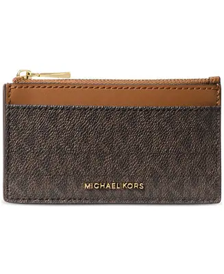 Michael Kors Jet Set Small Zip Key Card Case Fast Shipping