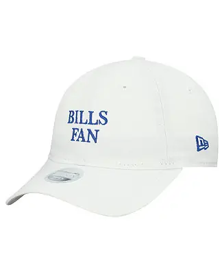 Last Chance Women's White Buffalo Bills Team Fan 9TWENTY Adjustable Hat