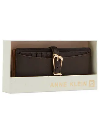 Viral 2 Piece Gift Set with Sculpted Buckle Wallet and Removeable Card Organizer