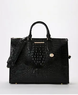 Large Leather Business Tote Flash Sale
