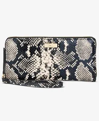 Hazell Snake Zip Around Wallet Worldwide Shipping