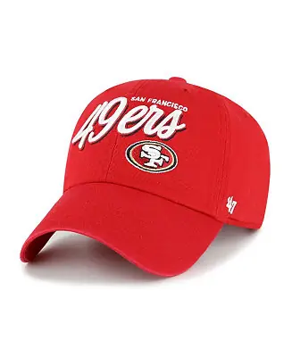 Big Sale Women's Scarlet San Francisco 49ers Ariana Clean Up Adjustable Hat