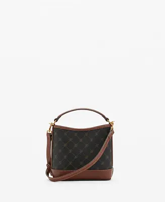 Women's Contrast Print Bucket Bag Authentic