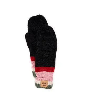 Trending Women's Eyelash Mixed Ribbed Mitten