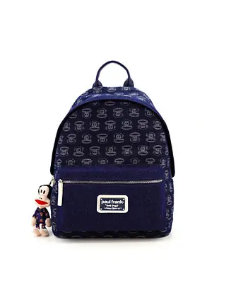 Professional Grade Paul Frank Zip Around Denim Backpack