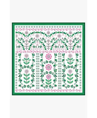 No Minimum Order Ivy Parterre Double Sided Silk Scarf