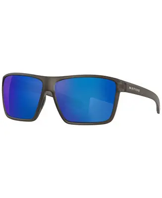 Clearance Native Men's Wells XL Polarized Sunglasses, Mirror Polar XD9023