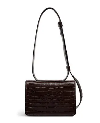Must Have The Belsize Croc Small Flapover Shoulder Bag