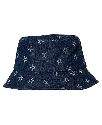 Women's Navy Dallas Cowboys Denim Bucket Hat Holiday Sale