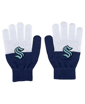 Women's Seattle Kraken Color-Block Gloves Clearance