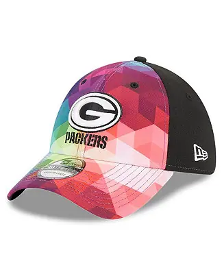 Exclusive Men's and Women's Multicolor, Black Green Bay Packers 2023 NFL Crucial Catch 39THIRTY Flex Hat