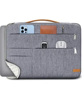 13.3 inch Laptop Sleeve Bag, Slim Shockproof Handbag, Computer Carrying Case Cover Compatible with MacBook Air/Pro Acer Asus Dell HP, Grey Special Discount