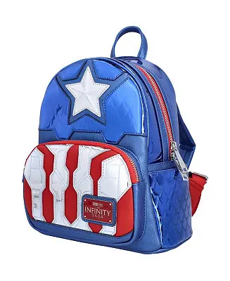Crafted Marvel Captain America Shine Cosplay Mini Backpack