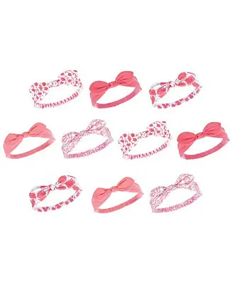10Pk Knotted Jersey Headbands Luxury