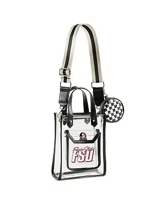Florida State Seminoles Clear Stadium Crossbody Purse with Coin Pouch One Day Deal