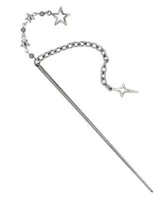 Steel Hair Pin With Sparkle Charm Latest