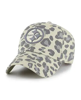 Women's Gray Pittsburgh Steelers Bagheera Clean Up Adjustable Hat Super Sale