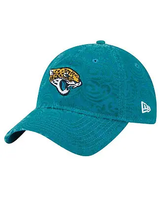 Women's Teal Jacksonville Jaguars Flair 9TWENTY Adjustable Hat Same Day Shipping