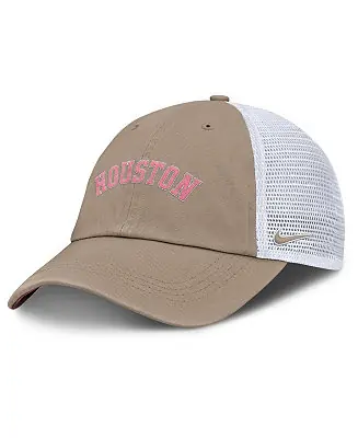 Clearance Men's and Women's Khaki/White Houston Astros Club Trucker Adjustable Hat