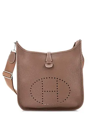 Budget Pre-Owned HERMES PM Evelyne Bag Gen III Clemence