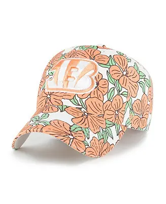 Women's White Cincinnati Bengals Florentina Clean Up Adjustable Hat Hot Deal