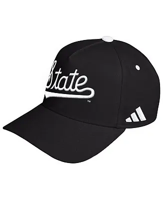Men's and Women's Black Mississippi State Bulldogs Blackout A-Frame Adjustable Hat Best Choice