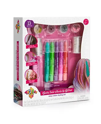 Glam Hair Chalk Glitter Easy-Color Styling Set Big Sale