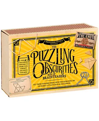 Professor Puzzle the Puzzling Obscurities Box of Brainteasers Modern