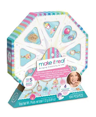 Sweet Spin Carnival Lip Gloss Bracelets Budget