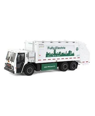 Green light Collectibles 1/64 Mack LR Electric Rear Loader Refuse Truck, DSNY, SD Trucks Series Fan Favorite