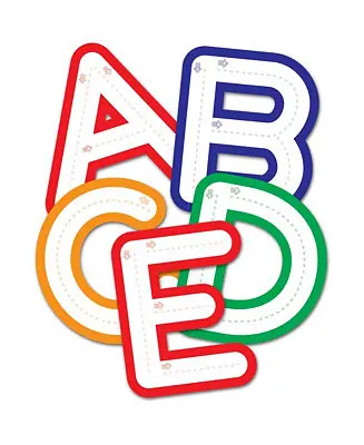 Authentic Follow Along Tracing the Letters of the Alphabet - 26 Pieces