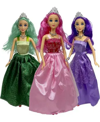 11.5 Inch Princess Dolls 3 Pack Express Delivery