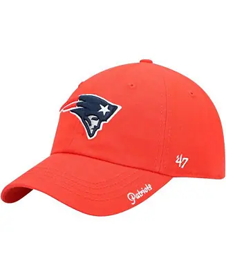Women's Red New England Patriots Miata Clean Up Secondary Adjustable Hat Markdown