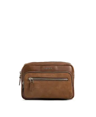 Bright Leather Crossbody Bag with Suede Detail Instant Buy